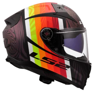 LS2 FF811 Vector II Freedom Matt Black Chameleon sport touring helmet front view