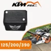 GRAND PITSTOP Front Fluid Reservoir Cap for KTM RC Black