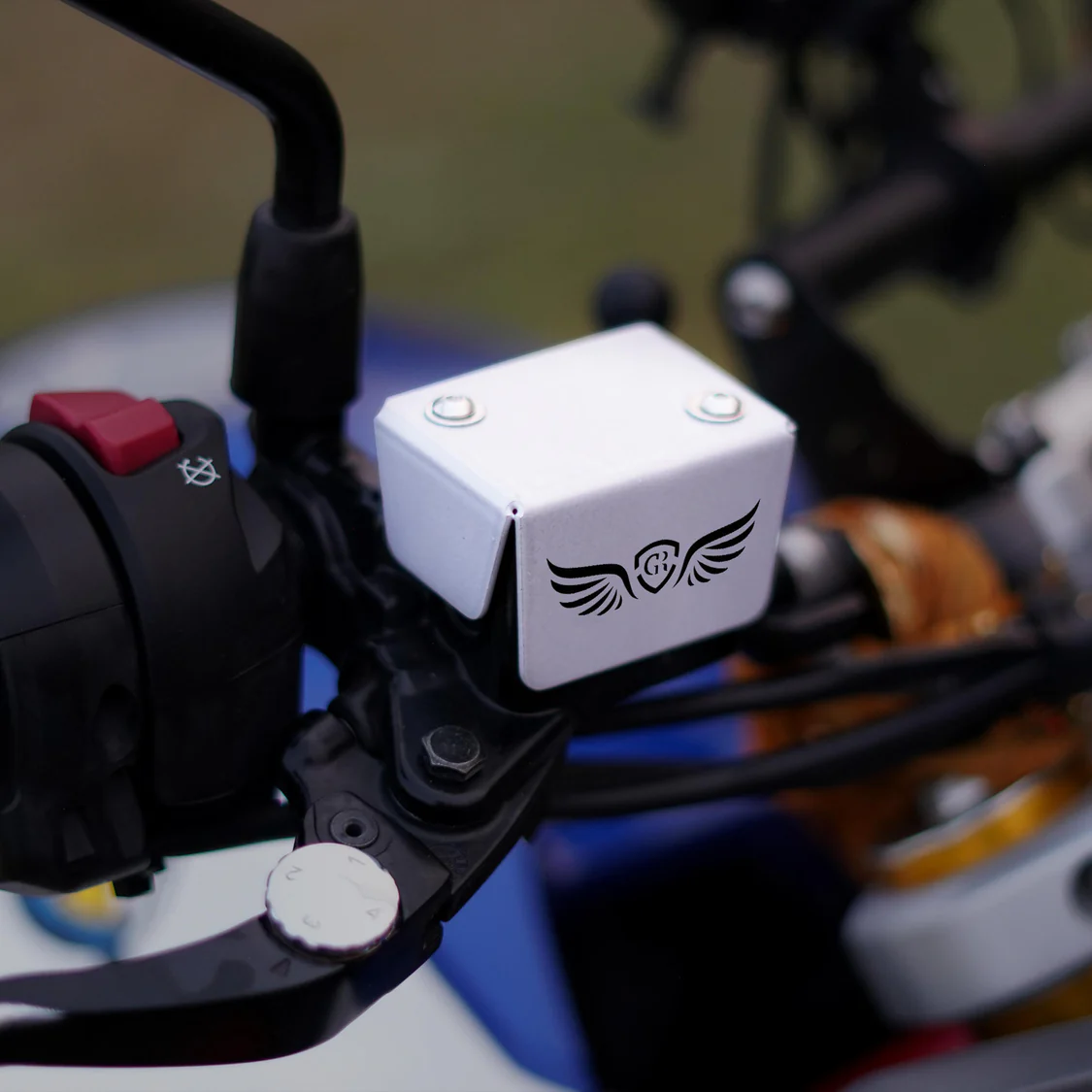 GRAND PITSTOP FRONT FLUID RESERVOIR COVER - Silver for BMW- G 310 GS - Image 7