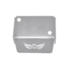 GRAND PITSTOP FRONT FLUID RESERVOIR COVER - Silver for KTM - DUKE 150, 250