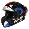 SMK STELLAR SPORT FLARE GL215 GLOSSY FULL FACE HELMET