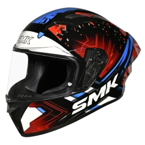 SMK STELLAR SPORT FLARE GL235 GLOSSY FULL FACE HELMET