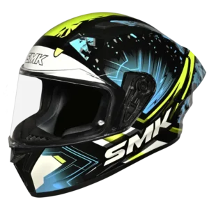 SMK STELLAR SPORT FLARE GL254 GLOSSY FULL FACE HELMET