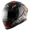 AXOR APEX FALCON BLACK RED FULL FACE HELMET FOR MAN AND WOMAN