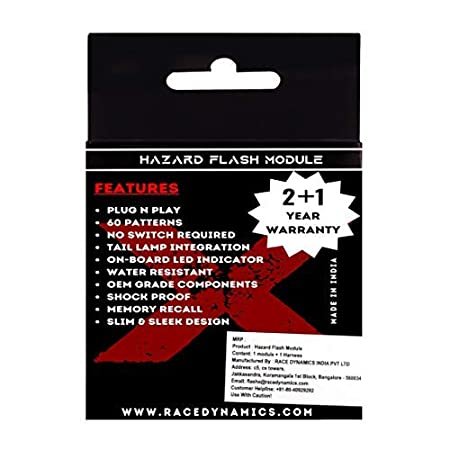 Bajaj Pulsar 150/220/180/AS/RS FlashX Hazard Flash Module, Blinker/Flasher - Image 4