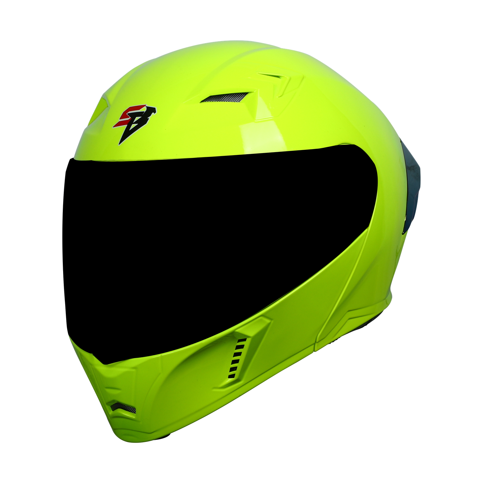 STEELBIRD SBA-20 PAINTED ISS GLOSSY FLUO NEON - Image 3