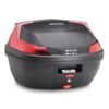 GIVI 37Ltr Monolock Top Case Black With Red Reflectors – B37N