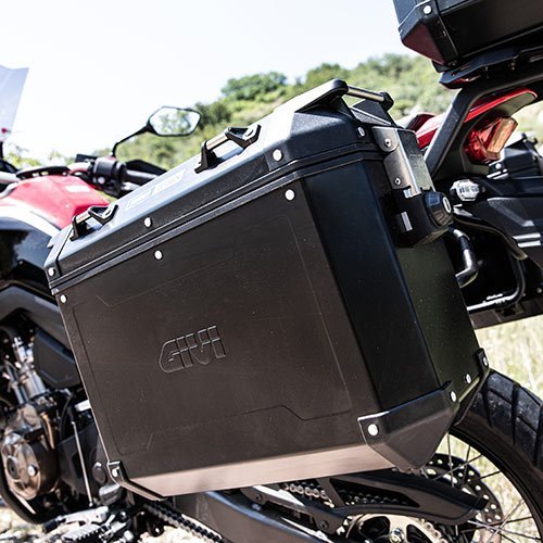 GIVI Trekker Outback Black Line Aluminium Side-case Matt Black Painted 37 Ltr - Image 5