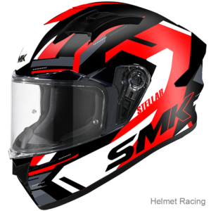 SMK STELLAR- K-POWER GL231-GLOSSY FULL FACE HELMET