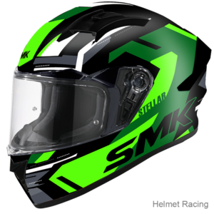 SMK STELLAR- K-POWER GL286-GLOSSY FULL FACE HELMET