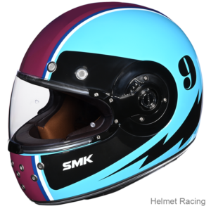 SMK RETRO ELECTRO GL523 FULL FACE HELMET