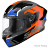 SMK STELLAR- K-POWER GL635-GLOSSY FULL FACE HELMET