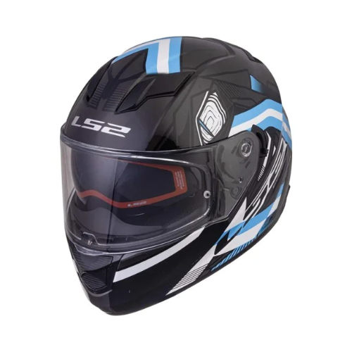 LS2 FF320 STREAM EVO REFLEX MATT BLACK BLUE