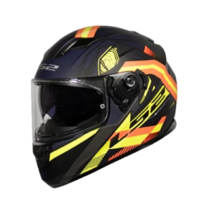 LS2 FF320 STREAM EVO REFLEX MATT NAVY BLUE HI-VIZ ORANGE