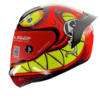 LS2 FF352 ROOKIE RAMPAGE FLUO ORANGE