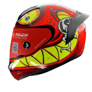LS2 FF352 ROOKIE RAMPAGE FLUO ORANGE