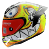LS2 FF352 ROOKIE RAMPAGE FLUO YELLOW