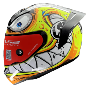 LS2 FF352 ROOKIE RAMPAGE FLUO YELLOW