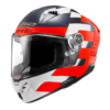 LS2 FF805 THUNDER CARBON GP ALLIANCE RED WHITE BLUE HELMET (FIM CERTIFIED)