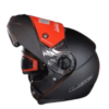 LS2 FF386 MATT BLACK FLIPUP HELMET