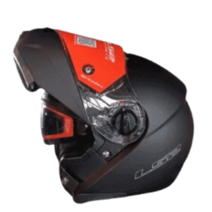 LS2 FF386 MATT BLACK FLIPUP HELMET