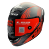 LS2 FF352 ROOKIE WRITED MATT BLACK RED