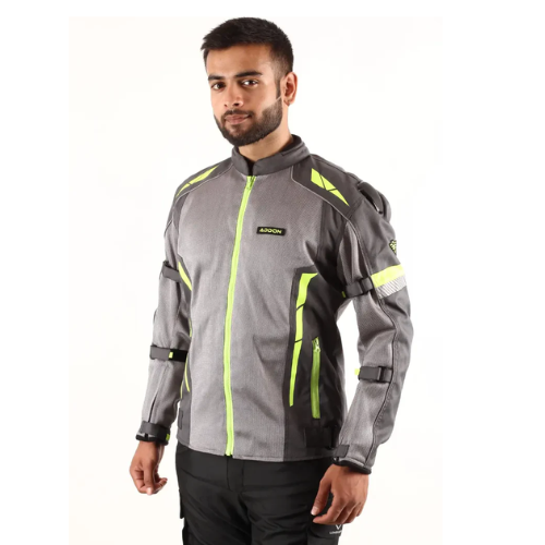 Lone Ranger Addon Pro Jacket (Grey/Neon green) - Image 5