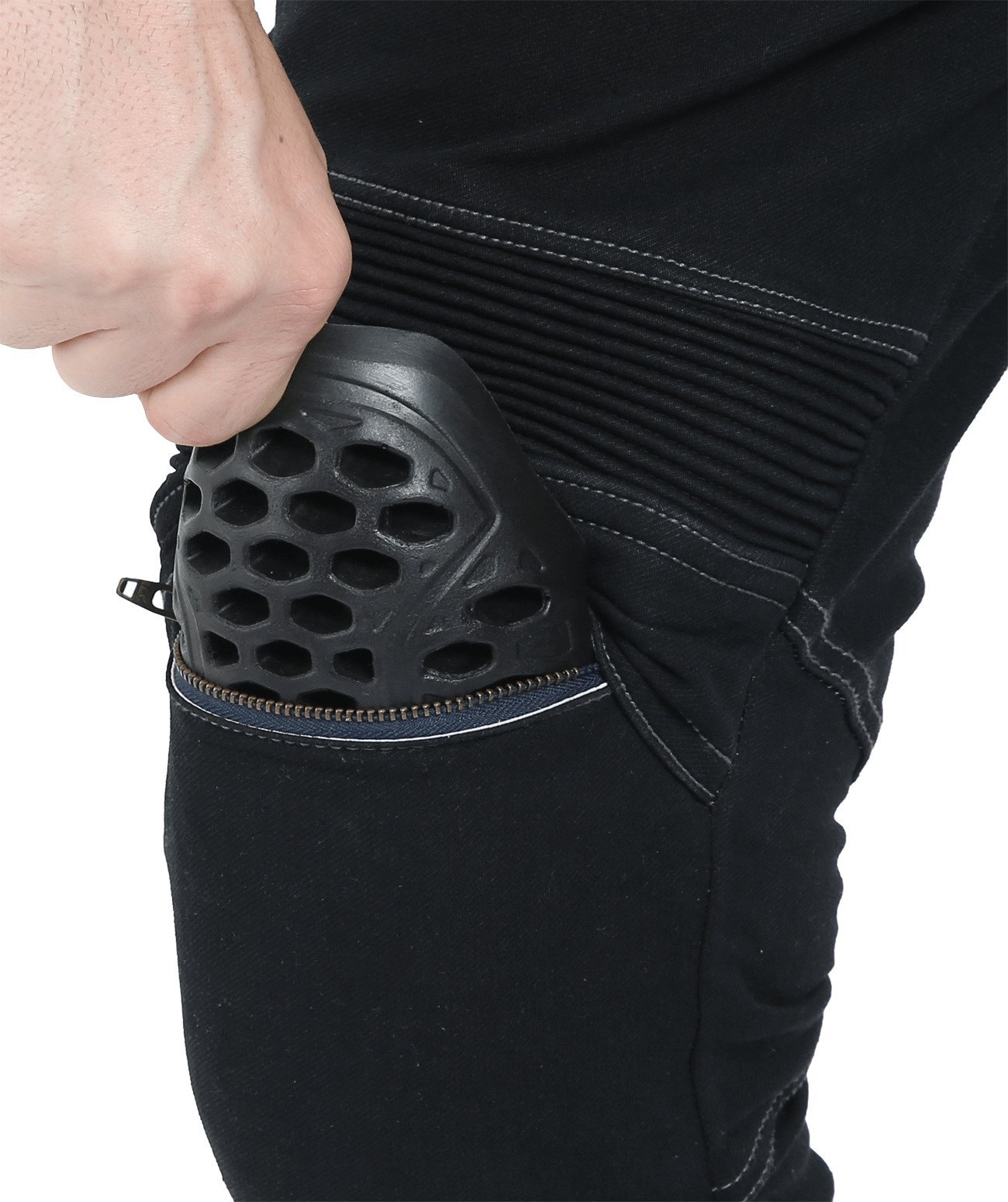 SOLACE GRAVEL Motorcycle Kevlar Denim(Black) - Image 5