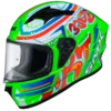 SMK STELLAR GRAFFITI GL837 GLOSSY FULL FACE HELMET