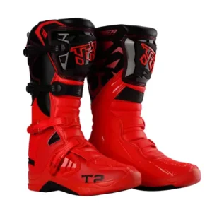 TIGER TR T2 Motocross Off-Road Boots Red Black for Men