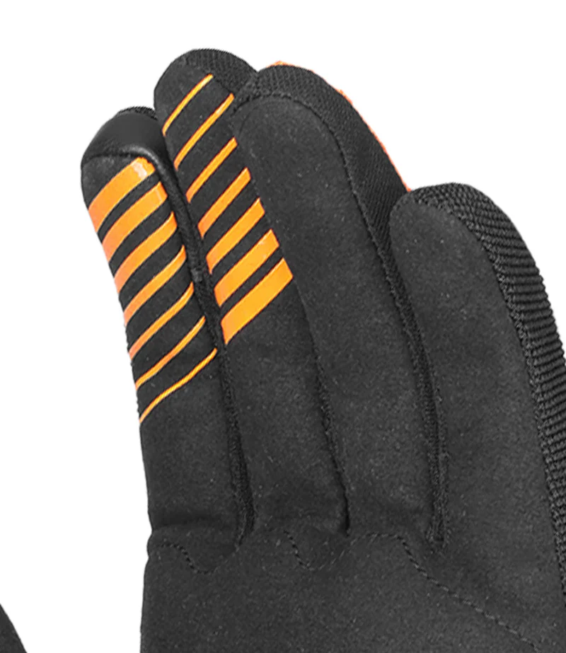 Rynox Helium GT 2 Gloves (Black Orange) - Image 6