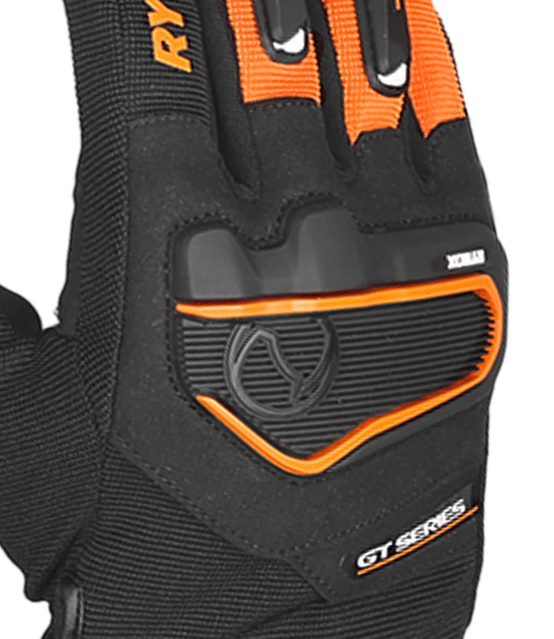 Rynox Helium GT 2 Gloves (Black Orange) - Image 5