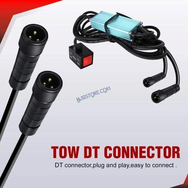 HJG Wiring Harness Kit with Flash Mode and Canbus-Foglight Wiring Harness Kit (2 Colour, 3 Wire with Flashing Mode, Genuine HJG) - Image 3