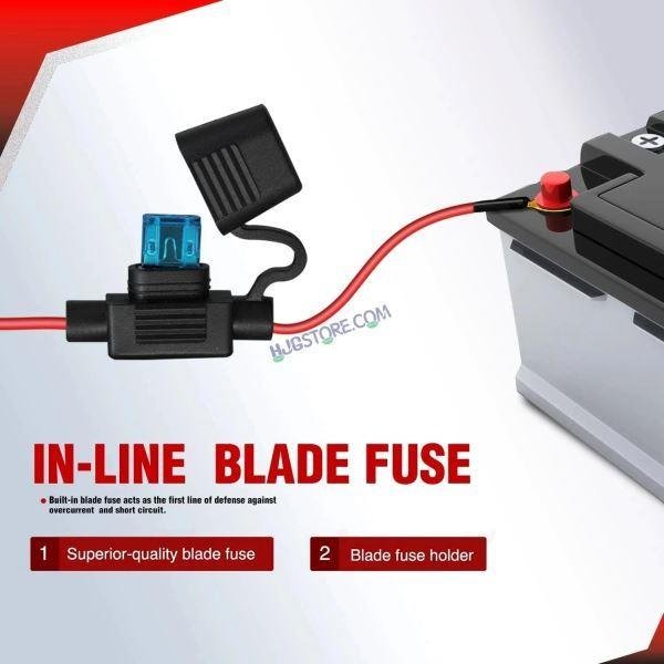 HJG Wiring Harness Kit with Flash Mode and Canbus-Foglight Wiring Harness Kit (2 Colour, 3 Wire with Flashing Mode, Genuine HJG) - Image 4