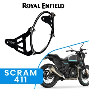GRANDPITSTOP HEADLIGHT GUARD - Black for Royal Enfield - SCRAM 411
