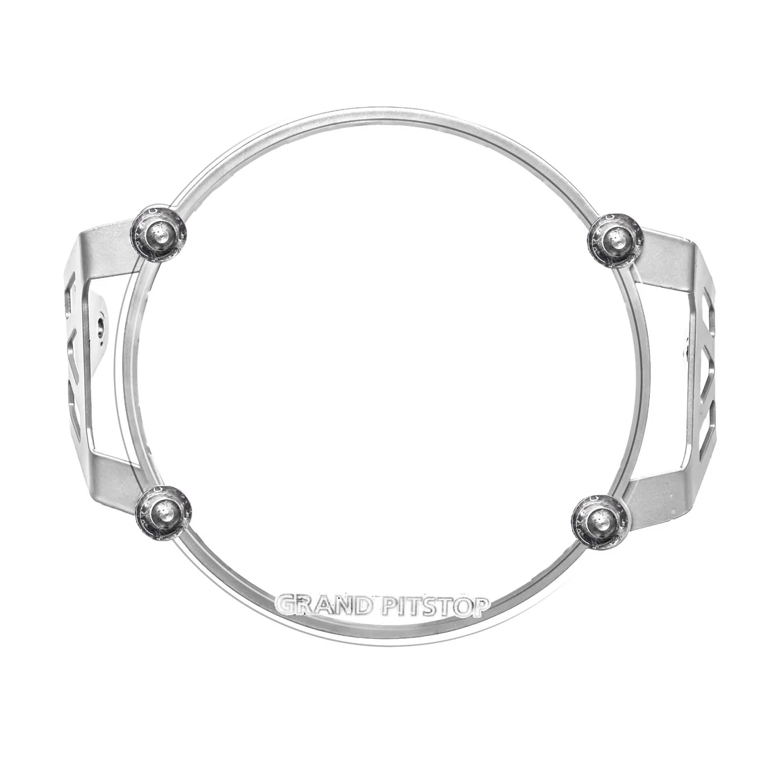 GRANDPITSTOP HEADLIGHT GUARD - Silver for Royal Enfield - SCRAM 411 - Image 4