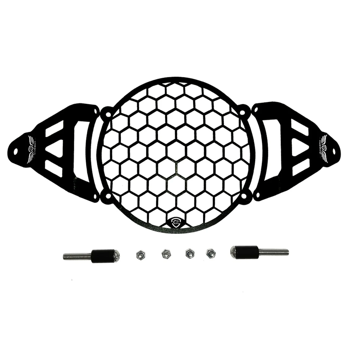 GRAND PITSTOP HEADLIGHT GRILL - Black for Royal Enfield - SCRAM 411 - Image 2