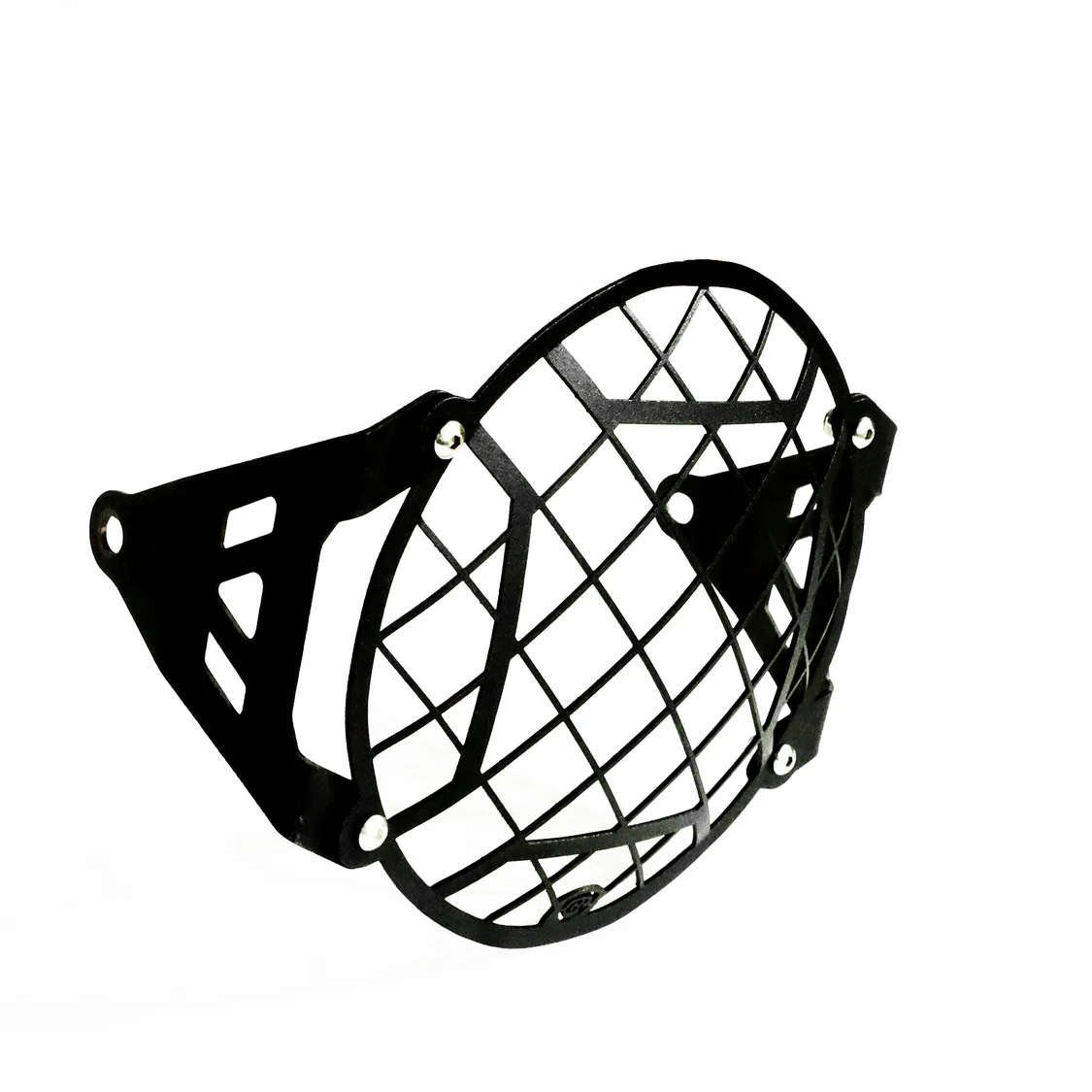 GRAND PITSTOP Headlight Grill X Design for Royal Enfield Interceptor - Black - Image 2