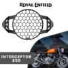 GRAND PITSTOP HEADLIGHT GRILL - Black for Royal Enfield - INTERCEPTOR