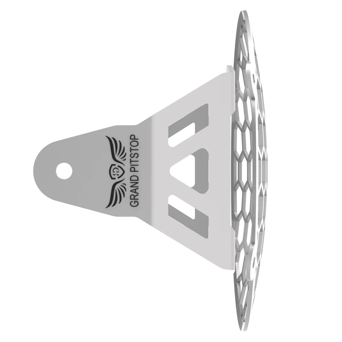 GRAND PITSTOP HEADLIGHT GRILL - Silver for Royal Enfield - CONTINENTAL GT - Image 2