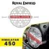 GRAND PITSTOP Headlight Grill for Royal Enfield Himalayan 450 - Silver