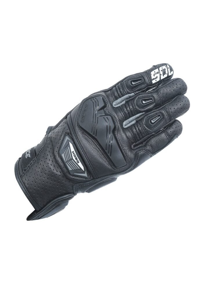 SOLACE Hobo Semi-Gauntlet Gloves (Black) - Image 5