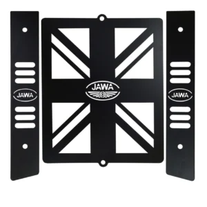 Union Jack radiator grill stainless steel for Jawa motorcycles