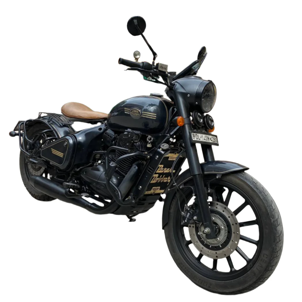 Tripod Crash Guard with Delrin (Flat) Sliders for Yezdi Scrambler & Jawa 42 Bobber T2 - Image 8