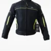 VR J02 Riding Jacket Black Neon