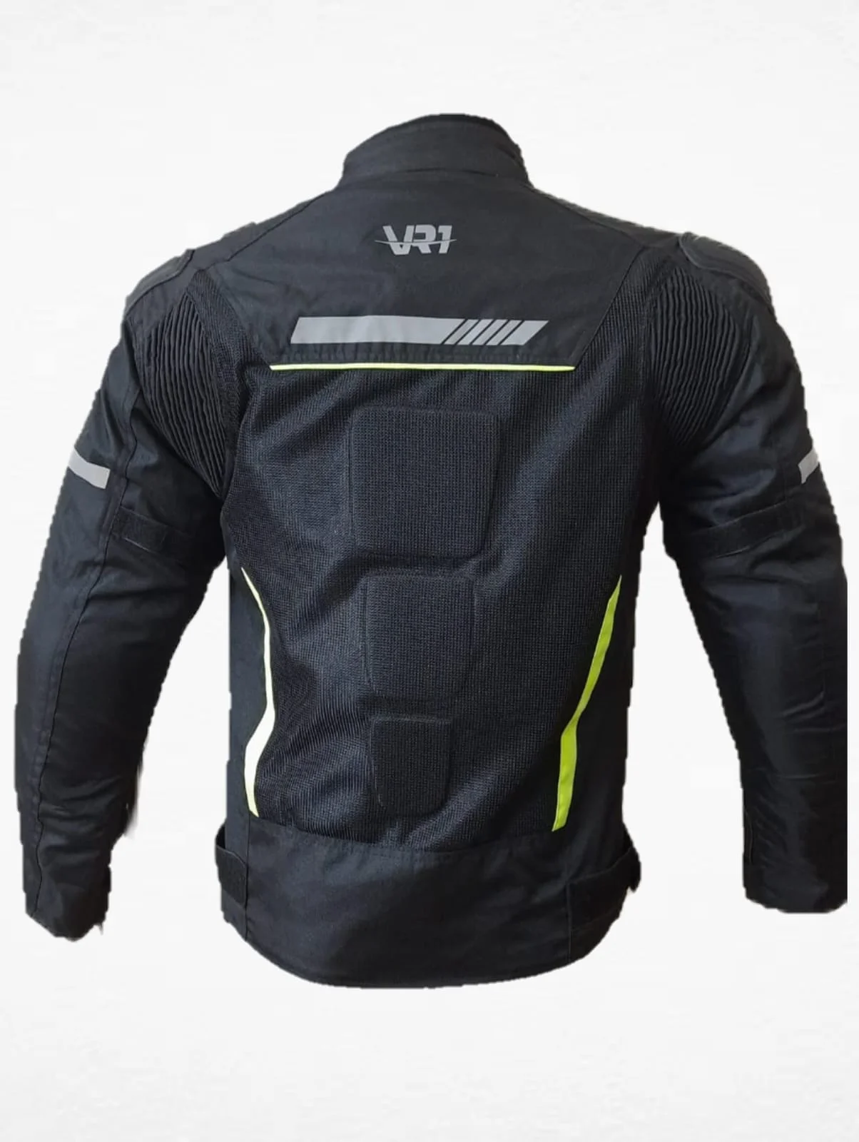 VR J02 Riding Jacket Black Neon - Image 3