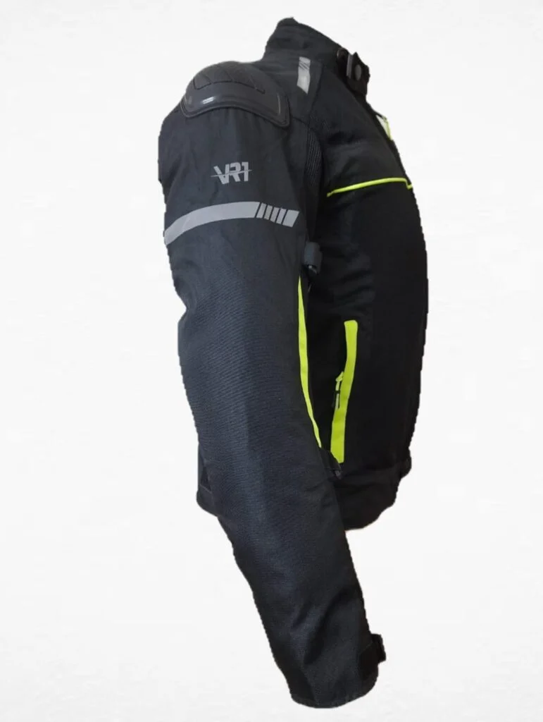 VR J02 Riding Jacket Black Neon - Image 2