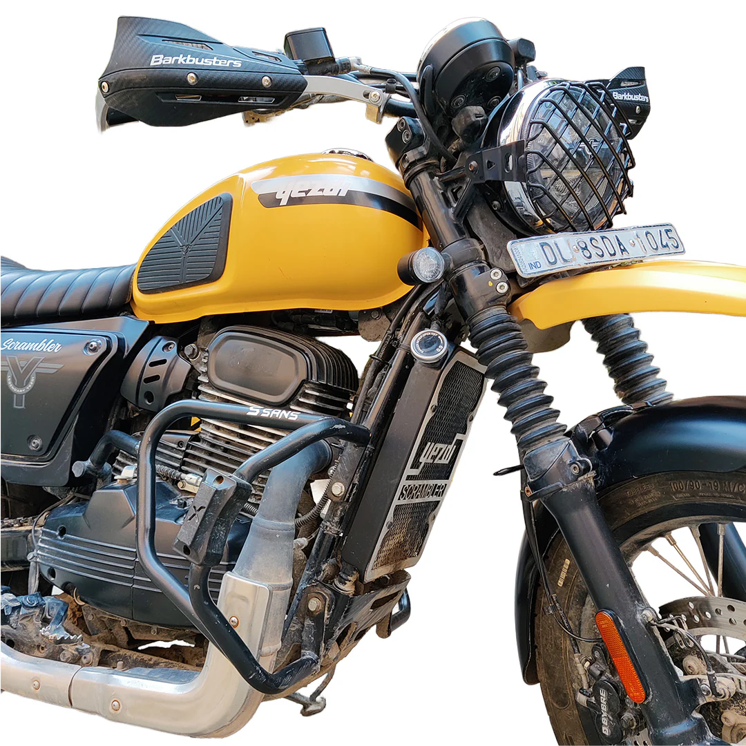 Tripod Crash Guard with Delrin (Flat) Sliders for Yezdi Scrambler & Jawa 42 Bobber T2 - Image 14