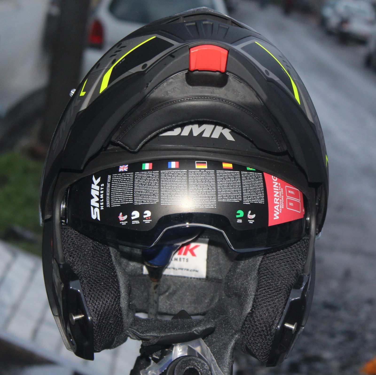 SMK GULLWING TEKKER MA264 FLIP UP MODULAR HELMET - Image 2