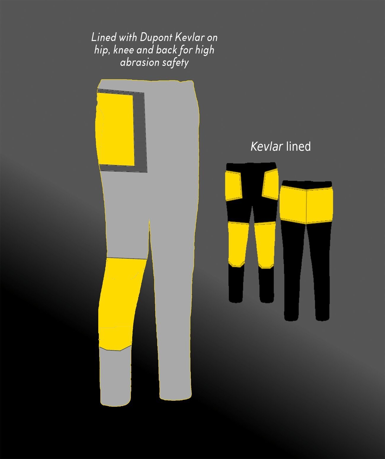 SOLACE GRAVEL Motorcycle Kevlar Denim(Black) - Image 7